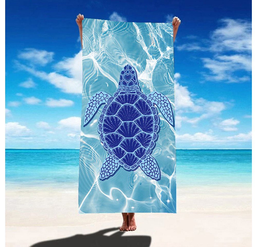 Zaewry Badetuch Microfaser Strandtücher,Groß 180x81 cm Handtücher Super Saugfähig, (Schnelltrocknendes Badetuch für Strand) Bild 2