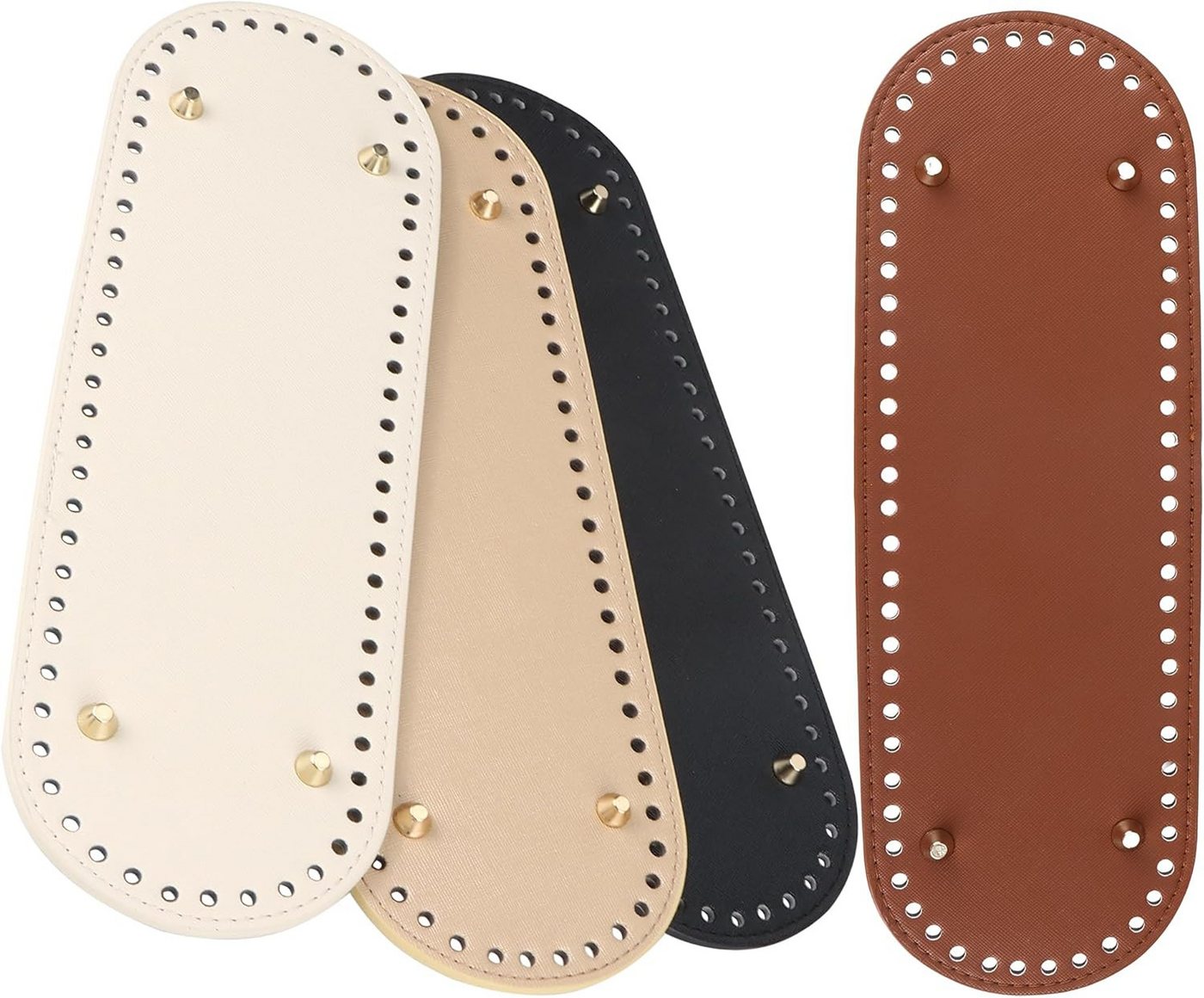 FOUORTUNATE-BEE Kreativset 4er Set Taschengrundplatten für Häkel- und DIY-Taschen, (4-tlg), Taschenboden mit Löchern für Häkeltaschen und Körbe Bild 5
