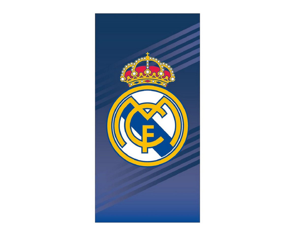 Real Madrid Badetuch Strandtuch 140x70 cm Polyester Handtuch für Fitness, Sport & Strand
