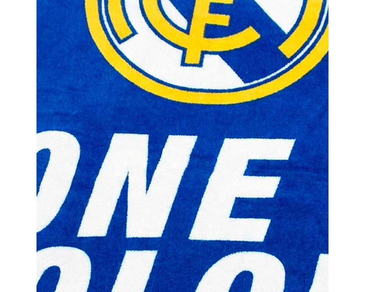 Real Madrid Badetuch Strandtuch 140x70 cm Baumwolle Handtuch für Fitness, Sport & Strand Bild 3