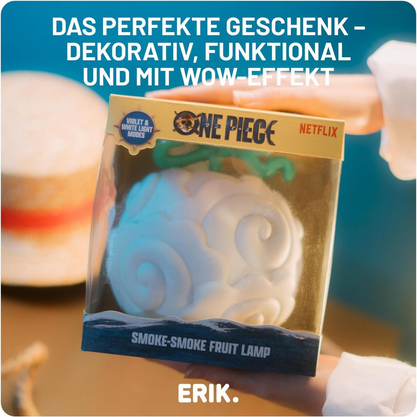 Grupo Erik LED Dekolicht Netflix One Piece Smoke Frucht LED-Dekolampe, LED fest integriert Bild 4