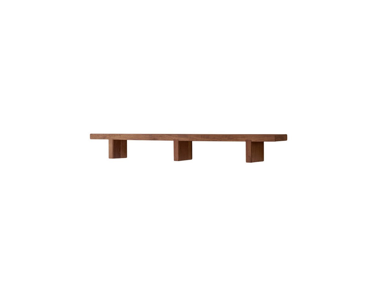 Tikamoon Wandregal Wandregal Regal horizontale Wandanbringung Palisanderholz Tikamoon