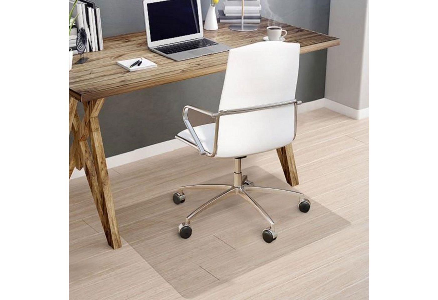 Karat Bodenschutzmatte Transparent für Hartböden, Verschiedene Größen, 100% Polycarbonat, Trittschalldämmend Bild 2