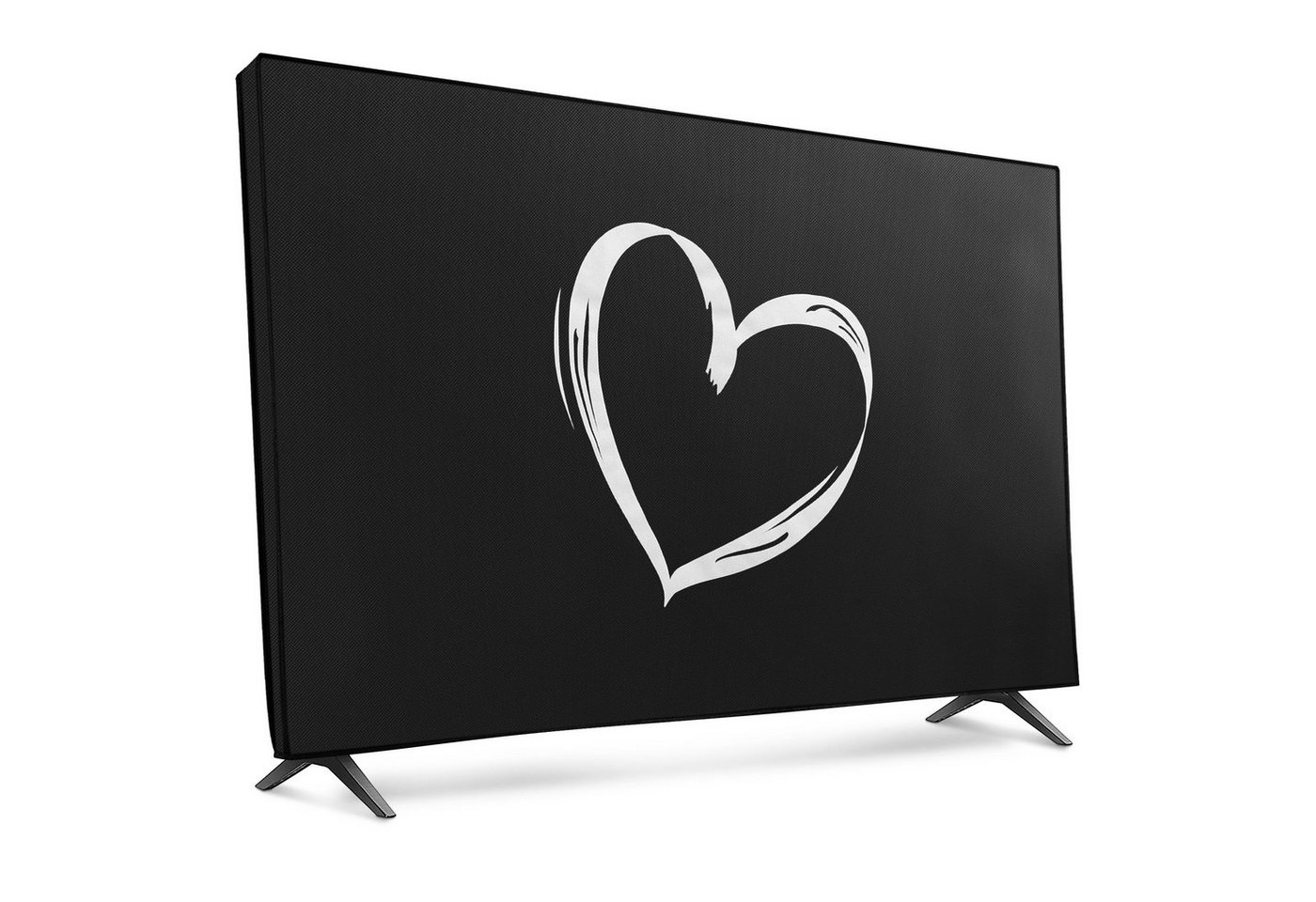 kwmobile Abdeckhaube 49-50" TV Hülle - Fernseher Bildschirmschutz Abdeckung - TV Bildschirm, DER SCHUTZ FÜR DEIN DISPLAY: Schütze den Bildschirm Deines