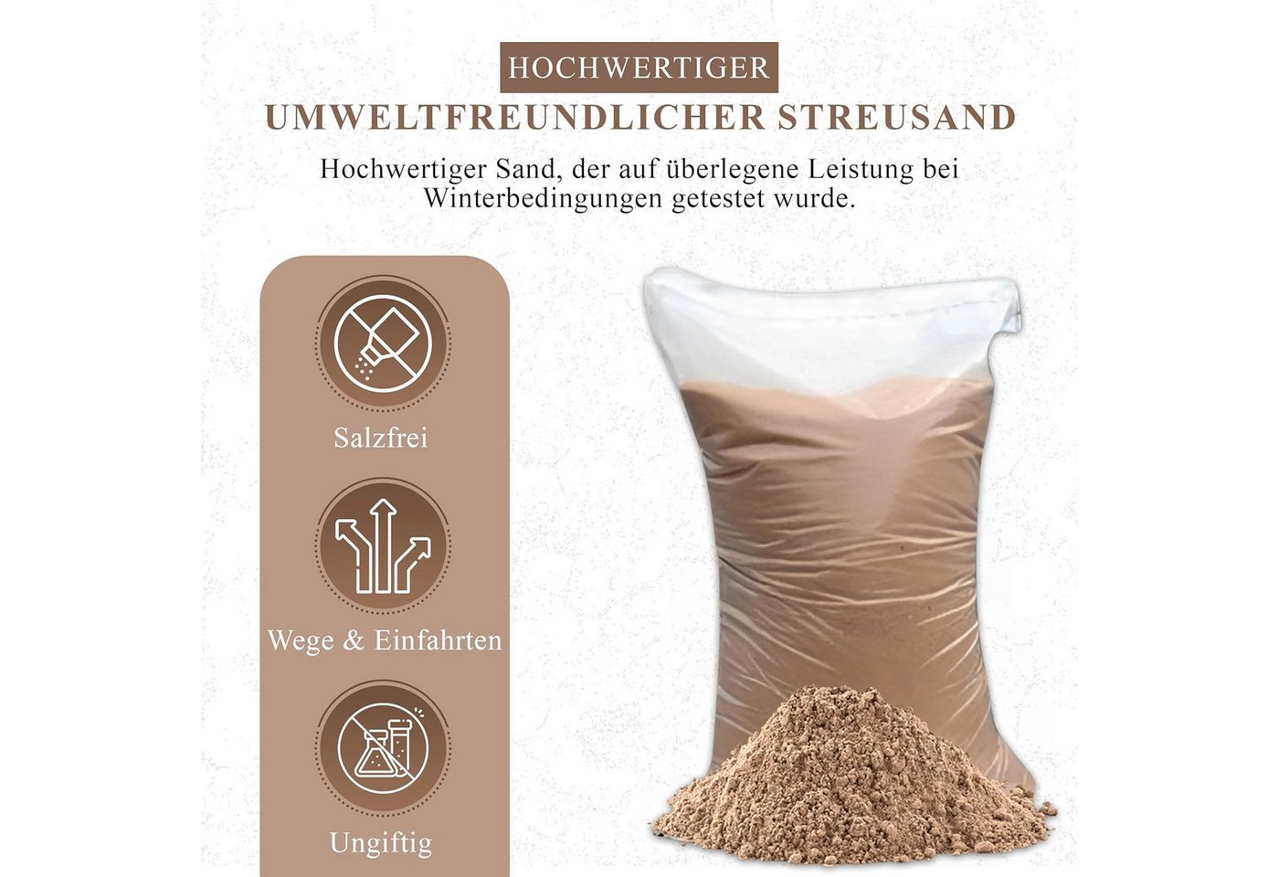 Best for Garden Sand Quarzsand 25kg, Streusand, 0-2mm Rein Vielseitig Qualitätsanwendung (Gewaschener Quarzsand 0–2 mm, 1-St., Spielsand Quarzsand für Sandboxen, Sandkasten, Dekosand), Gewaschen, doppelt gesiebt, salzfrei, umweltfreundlich Bild 3