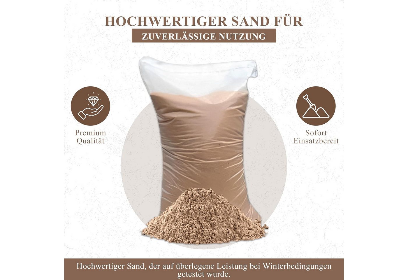 Best for Garden Sand Quarzsand 25kg, Streusand, 0-2mm Rein Vielseitig Qualitätsanwendung (Gewaschener Quarzsand 0–2 mm, 1-St., Spielsand Quarzsand für Sandboxen, Sandkasten, Dekosand), Gewaschen, doppelt gesiebt, salzfrei, umweltfreundlich Bild 4