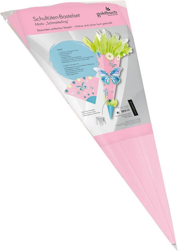Goldbuch Schultüte Goldbuch Schultüten Bastelset Motiv Schmetterlinge Bild 5