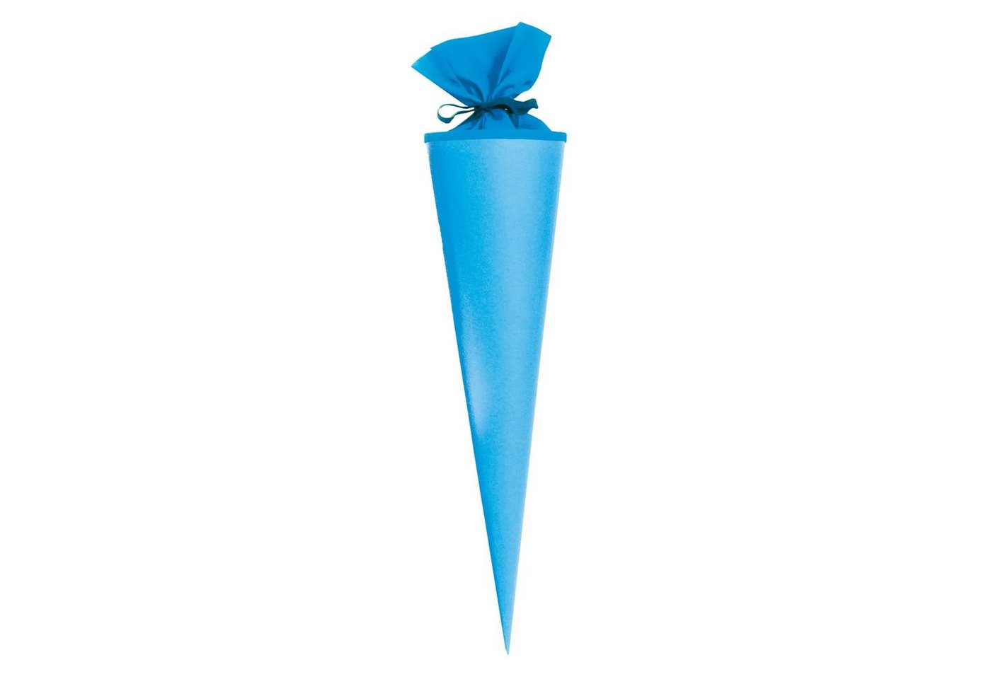 Goldbuch Schultüte Bastelschultüte rund 70cm pazifikblau verstärkter