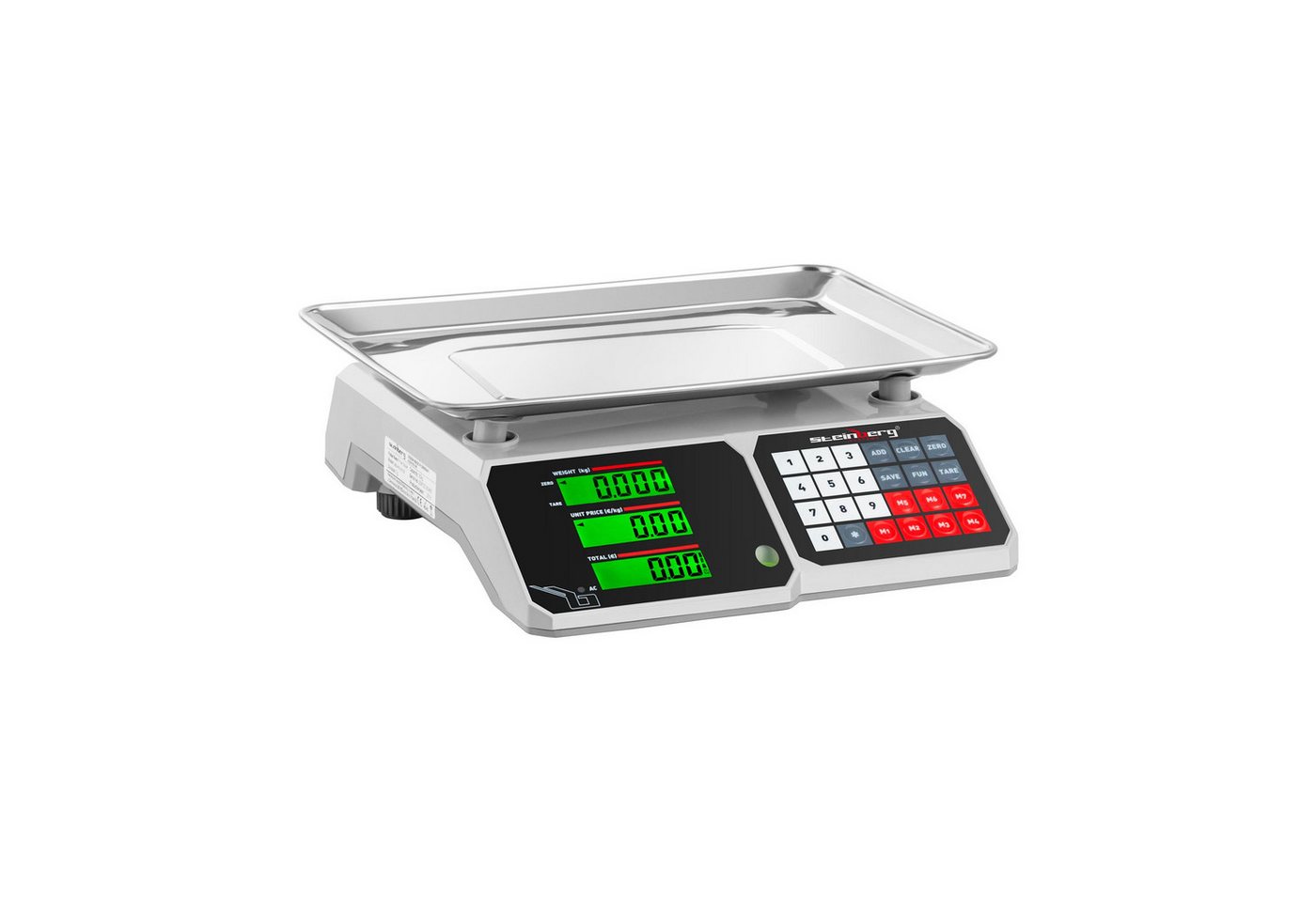 Steinberg Systems Präzisionswaage Kontrollwaage 30 kg / 1 g Ladenwaage Preiswaage Marktwaage Tischwaage Bild 3