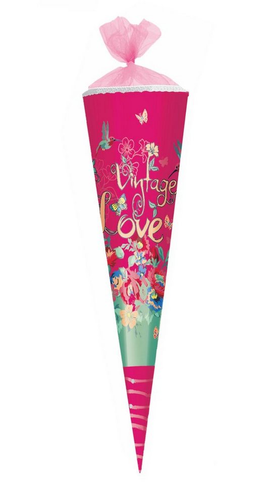 Herlitz Schultüte Herlitz Schultüte / Zuckertüte / 85cm / eckig / "Vintage Love