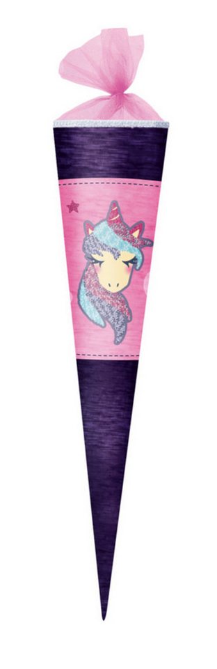 Herlitz Schultüte Herlitz Schultüte / Zuckertüte / 70cm / rund / "Einhorn