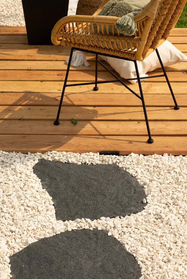 Lemodo Trittsteine Trittstein, Gartenplatte in Steinoptik, Gehwegplatte, Beetplatte, 53x42 cm, 4-St., Steinoptik Bild 3