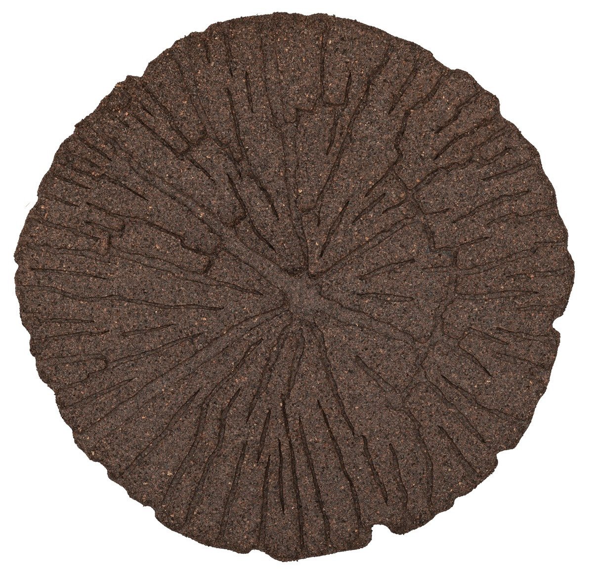 Lemodo Trittsteine Trittstein, Gartenplatte, Gehwegplatte in Baumstammoptik, 46x46 cm, 4-St., Rutschfester Untergrund, Baumstamm-Optik Bild 3