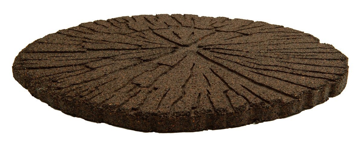 Lemodo Trittsteine Trittstein, Gartenplatte, Gehwegplatte in Baumstammoptik, 46x46 cm, 4-St., Rutschfester Untergrund, Baumstamm-Optik Bild 5