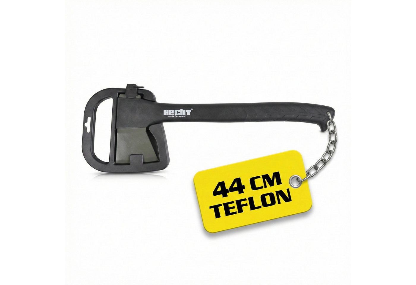 Hecht Universalaxt 900901 44 cm Länge 900 Gramm Teflon beschichtet, 44 cm Länge, mit Schutzkappe mit Tragegriff Bild 5
