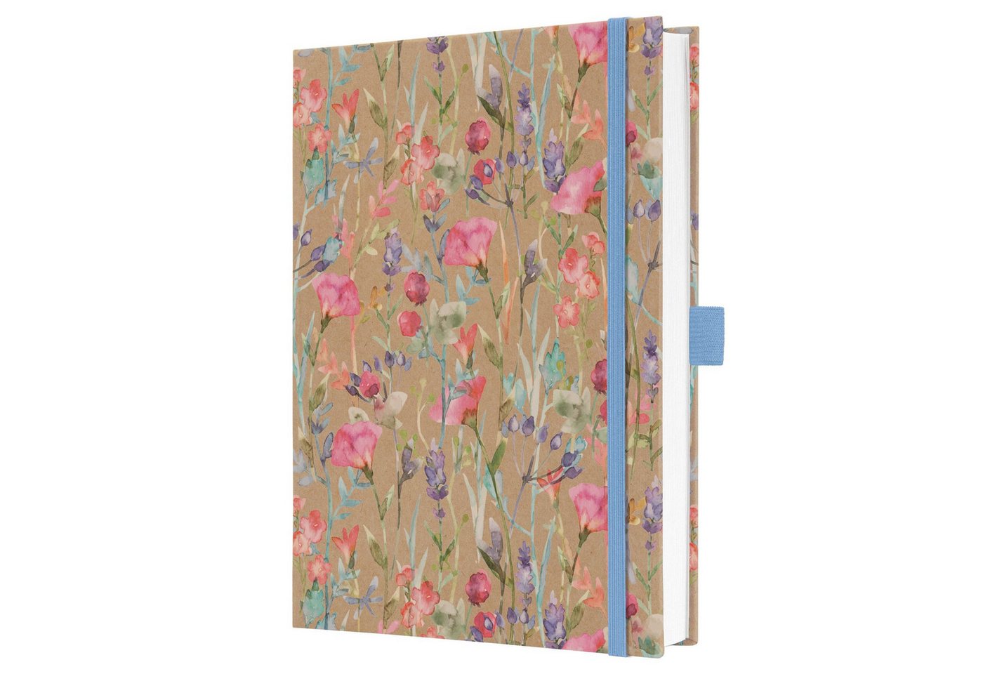 Sigel Tagebuch SIGEL JN853 Notizbuch Jolie, ca. A5, liniert, braun, pink, blau, lila