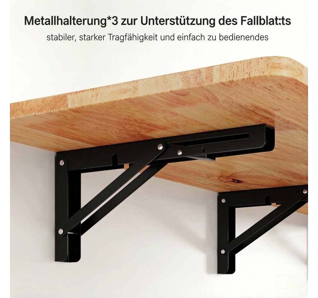 Blishom Küchenwagen Kücheninsel mit Rollen, Klappplatte, 130×75×88 cm, mit Schublade, Gewürzregal und feststellbaren Rollen Bild 4