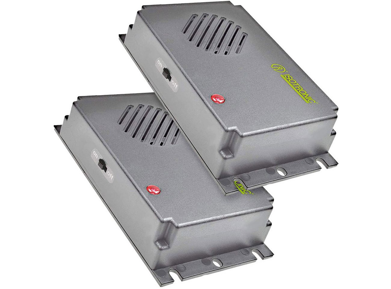 ISOTRONIC Ultraschall-Tierabwehr Mobiler Ultraschall Vertreiber, Mäuse & Ratten Abwehr, Batterie, 40m², 2-tlg., 1er/2er-Set, Batterie-Ultraschall-Abwehr gegen Mäuse & Ratten für bis zu 40m² Bild 2