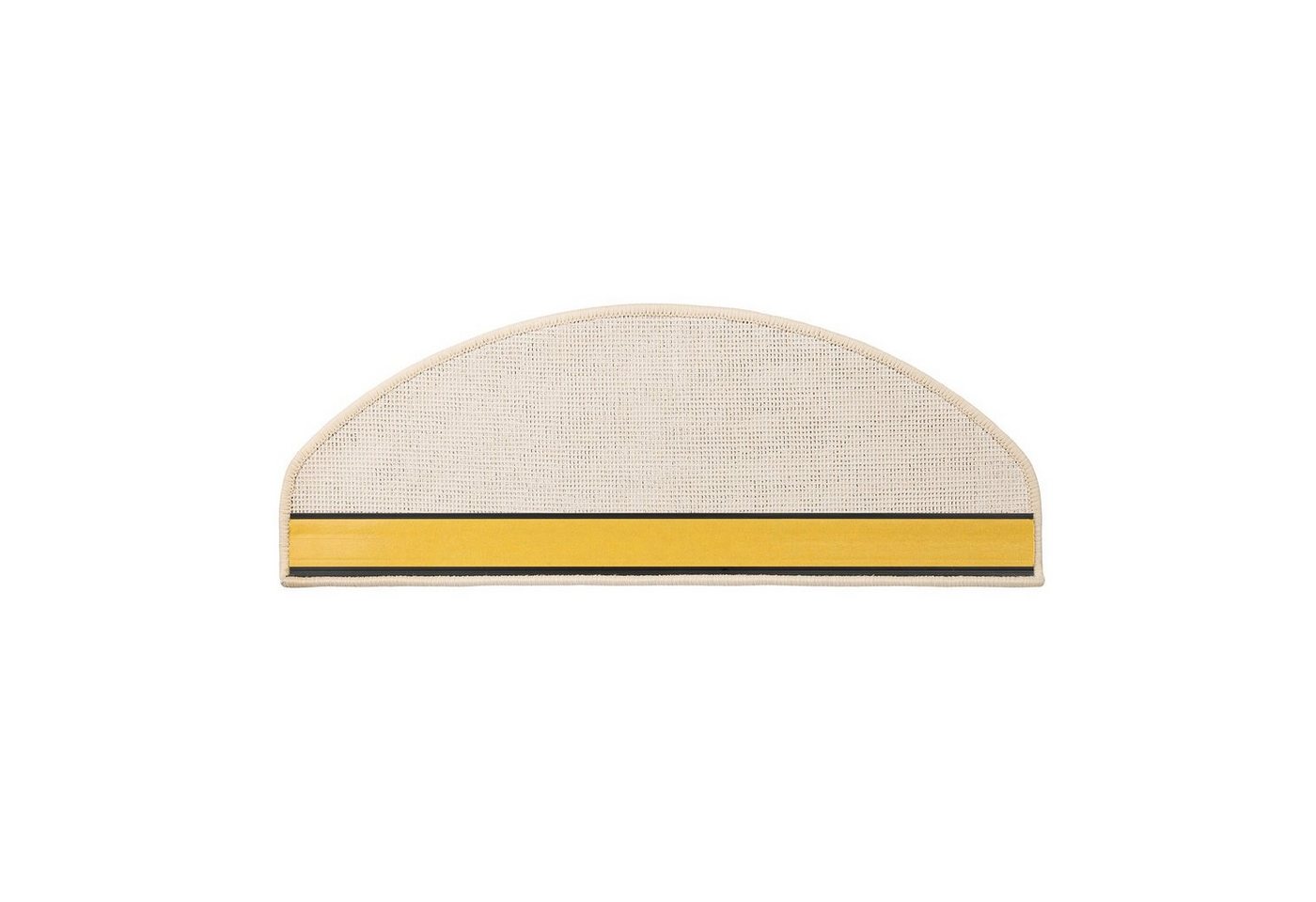 Karat Stufenmatte Marseille,Treppenschoner, Stufenschutz, Schutzmatte in vielen Farben, Halbrund, Höhe: 13.5 mm, Edler Velours