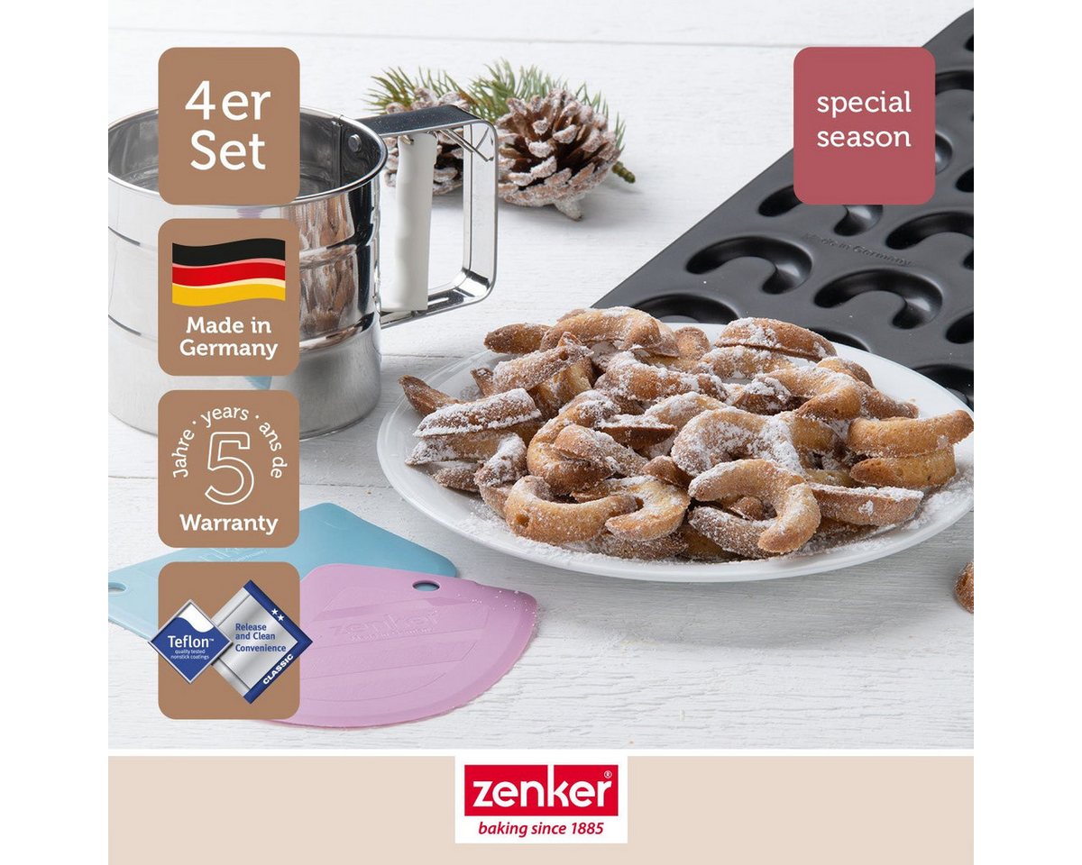 Zenker Back-Set Zenker Kipferl/Mehlsieb/Teigkarte BUNDLE Bild 5