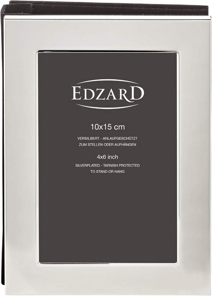 EDZARD Bilderrahmen Lugano, Fotoalbum 10x15 cm, für 80 Fotos, edel versilbert Bild 2