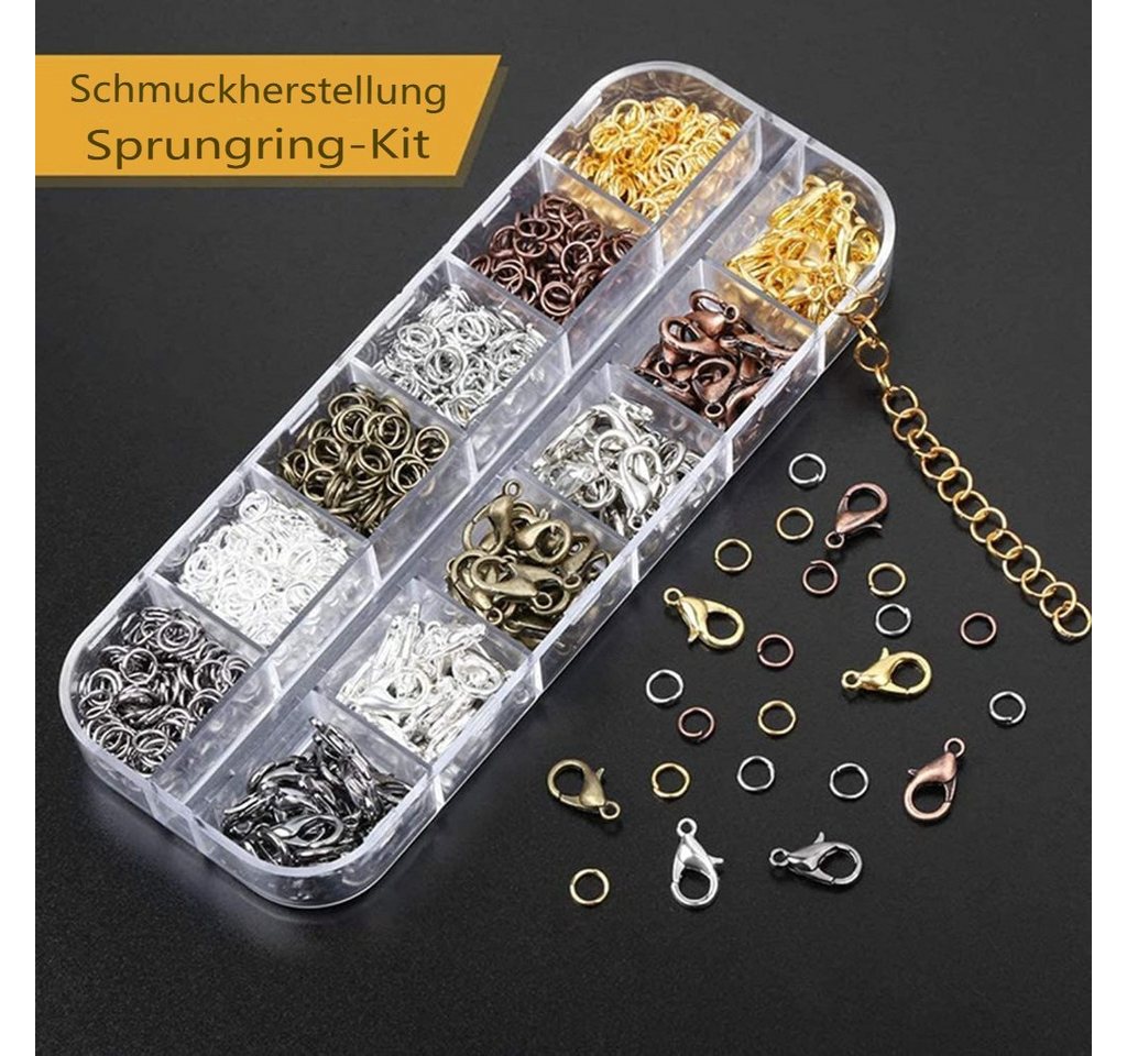 FELIXLEO Rundstahlkette 6 Farben Kettenverschluss,Verschlüsse für Ketten mit offener Bindering, (1-St)