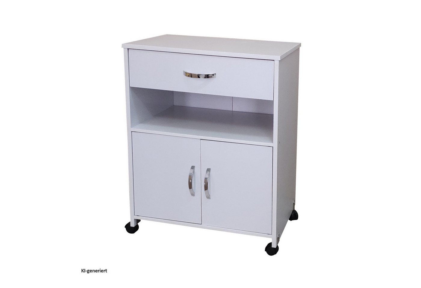HTI-Living Hochschrank Küchenschrank Weiß Blanca (Stück, 1-St., 1 Schrank) Mehrzweckschrank Anrichte