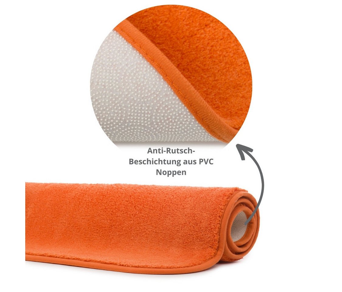 liebling Badematte Badteppich Santos, rutschhemmend beschichtet, schnell trocknend, Polyester, quadratisch, starke Saugfähigkeit, formstabil, in vielen Farben und Größen Bild 5