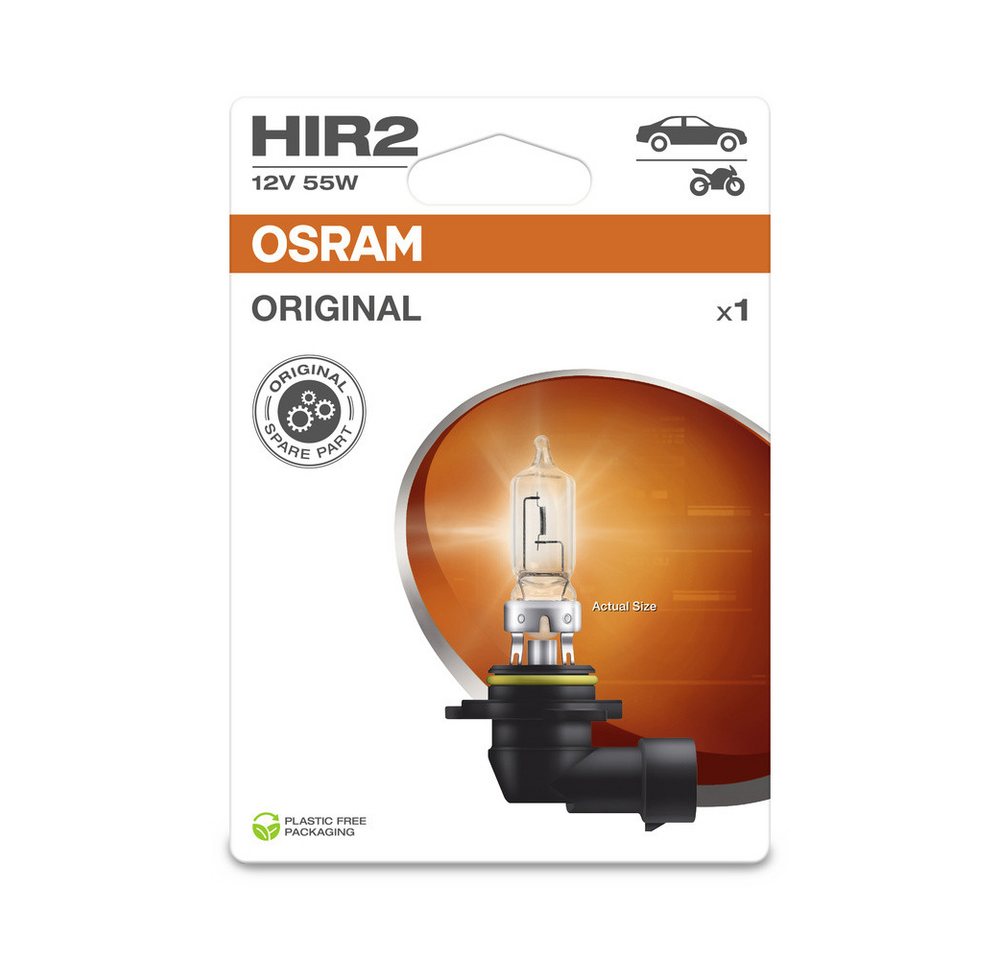 Osram KFZ-Ersatzleuchte Osram Automotive 4062172395342 Halogen Leuchtmittel Original Line HIR2 Bild 2