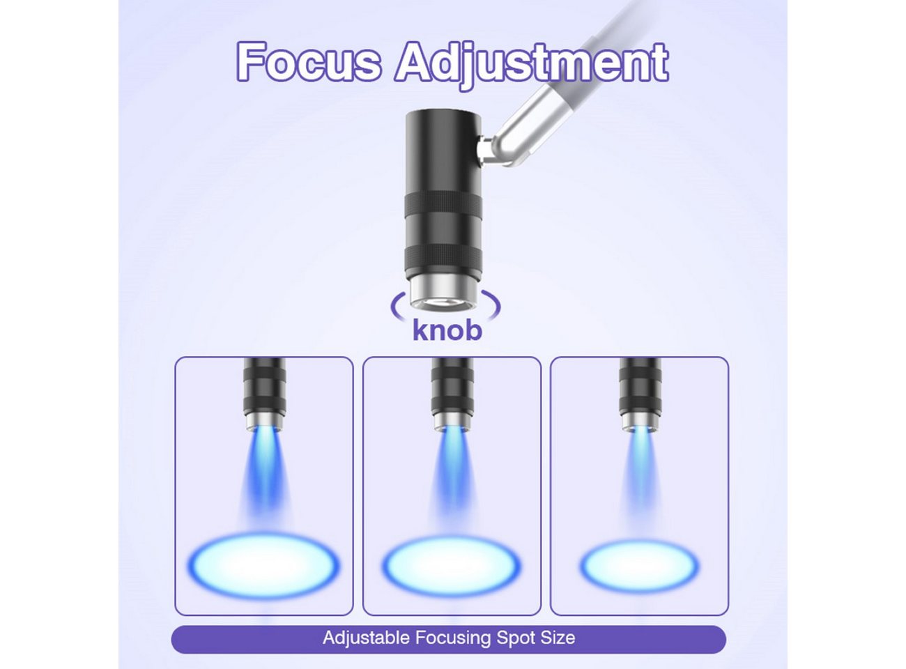 ayex UV-Reflektorlampe Professionelle UV-Lash-Lampe 360° Touch-Dimmung Fußschalter Brille Bild 3