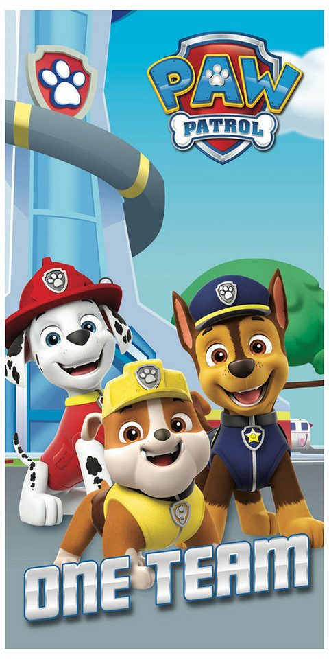 PAW PATROL Strandtücher Paw Patrol, Frottee (1-St)