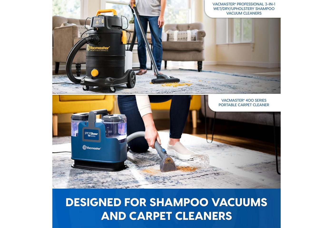Vacmaster Wash & Refresh Febreze Carpet Cleaner Shampoo Teppichreiniger (1-St. zur Verwendung mit allen führenden Teppichreinigern Konzentrierte 2-fache Forme, entfernt Flecken & neutralisiert Gerüche) Bild 3