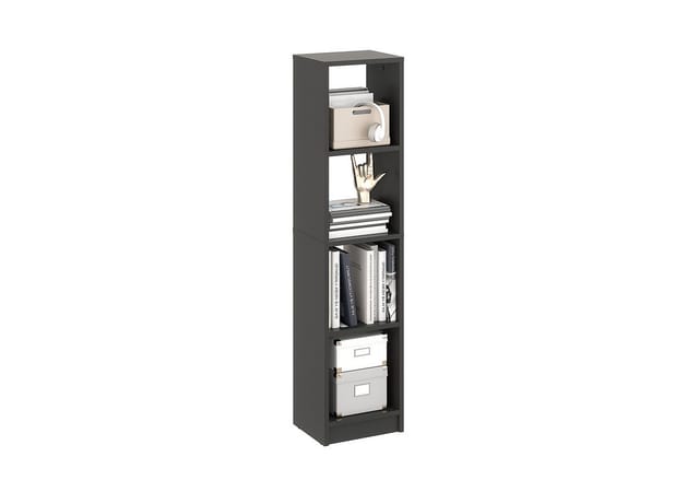 KOMTO Bücherregal LAKO Bücherregal 20-30 cm Breit, Schmales Regal mit 3-7 Fächern