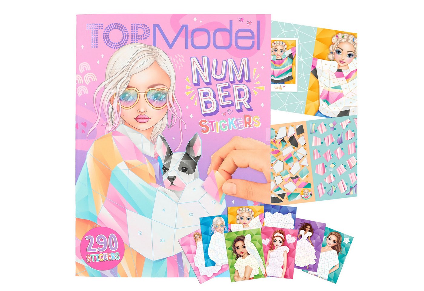 Depesche Stickerbuch DEPESCHE TOPModel Stickerbuch Number