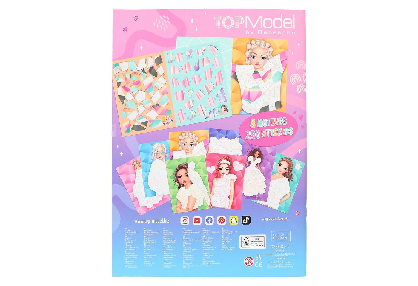 Depesche Stickerbuch DEPESCHE TOPModel Stickerbuch Number Bild 5