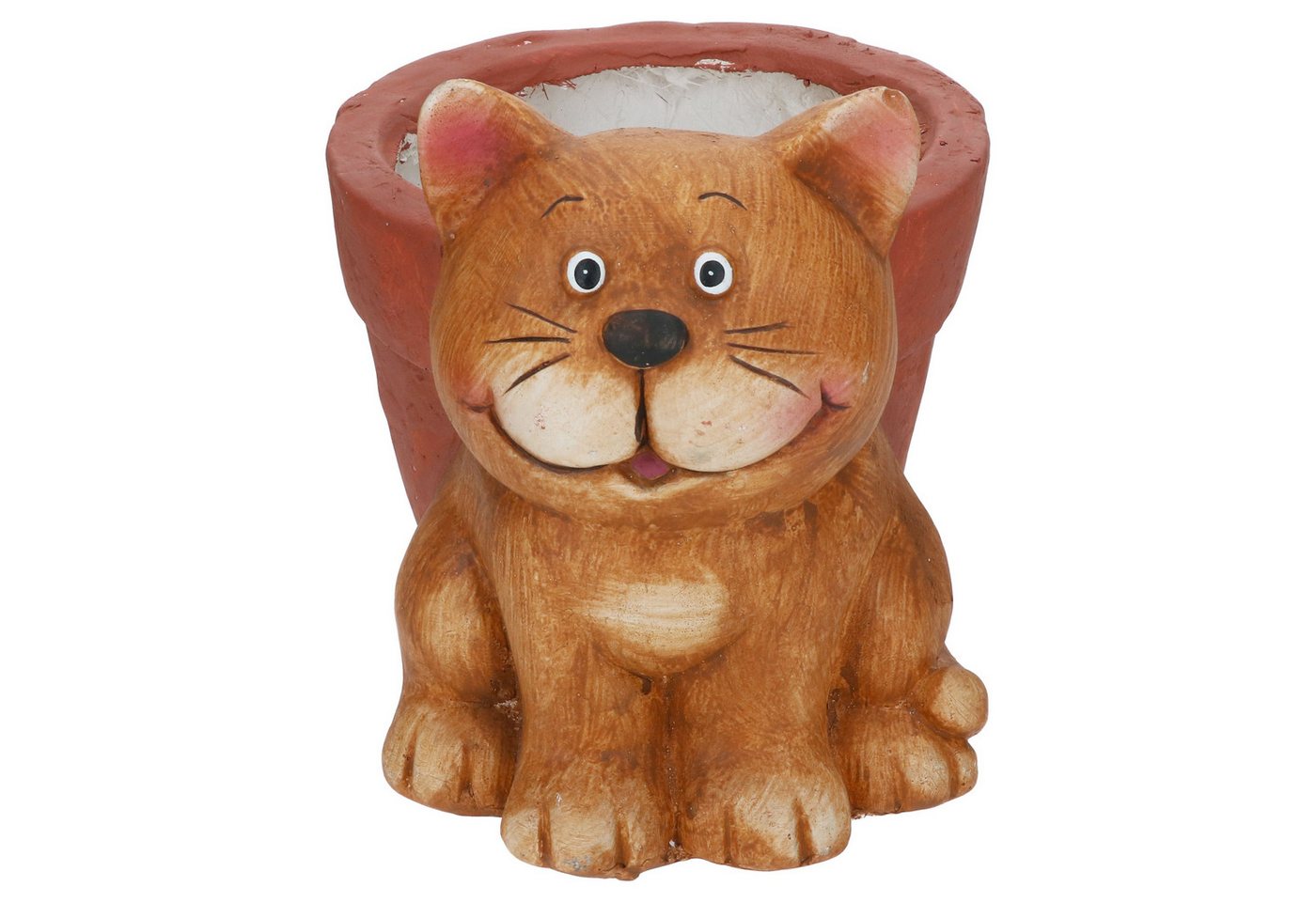 MamboCat Pflanzschale Übertopf Chrissi Katze Blumen Pflanze Magnesiumoxid innen Ø16cm Garten Bild 5