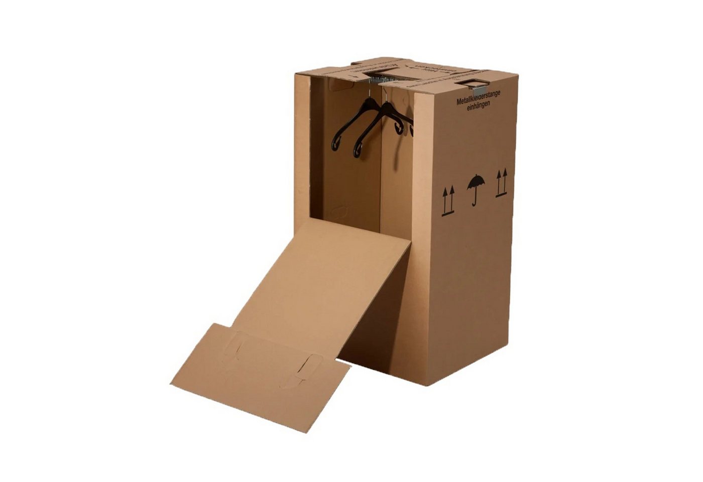 BB-Verpackungen Umzugskarton Kleiderbox Mini, 2-wellig, 40kg Traglast, 600 mm x 510 mm x 1000 mm Bild 4
