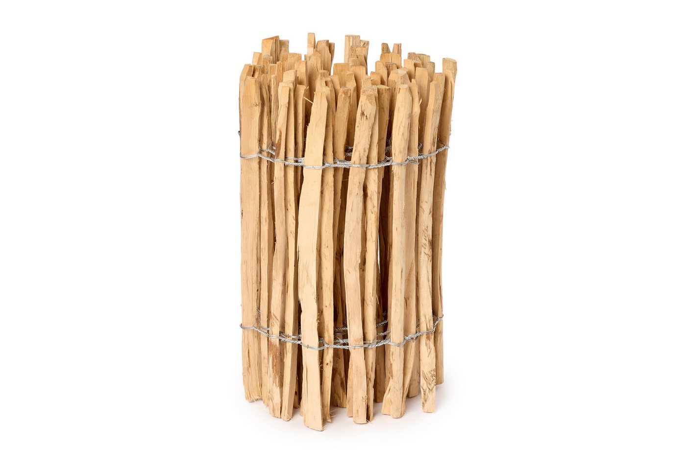 Garronda Zaun Staketenzaun 60cm x 5m zum Stecken aus Holz Lattenweite 3-5cm GD-0079, Holz Bild 2