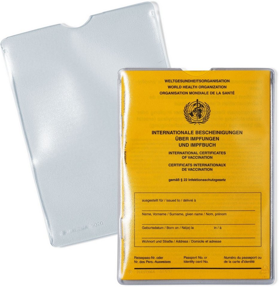 HERMA Schreibgeräteetui Ausweishüllen 95x135mm für Fahrkarten/Kinderausweise