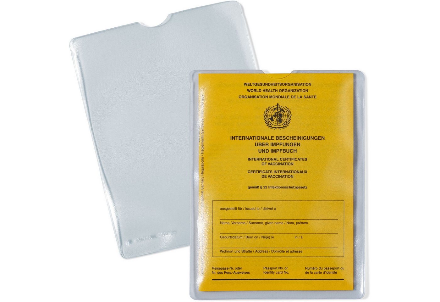 HERMA Schreibgeräteetui Ausweishüllen 102x137mm für Reisepässe