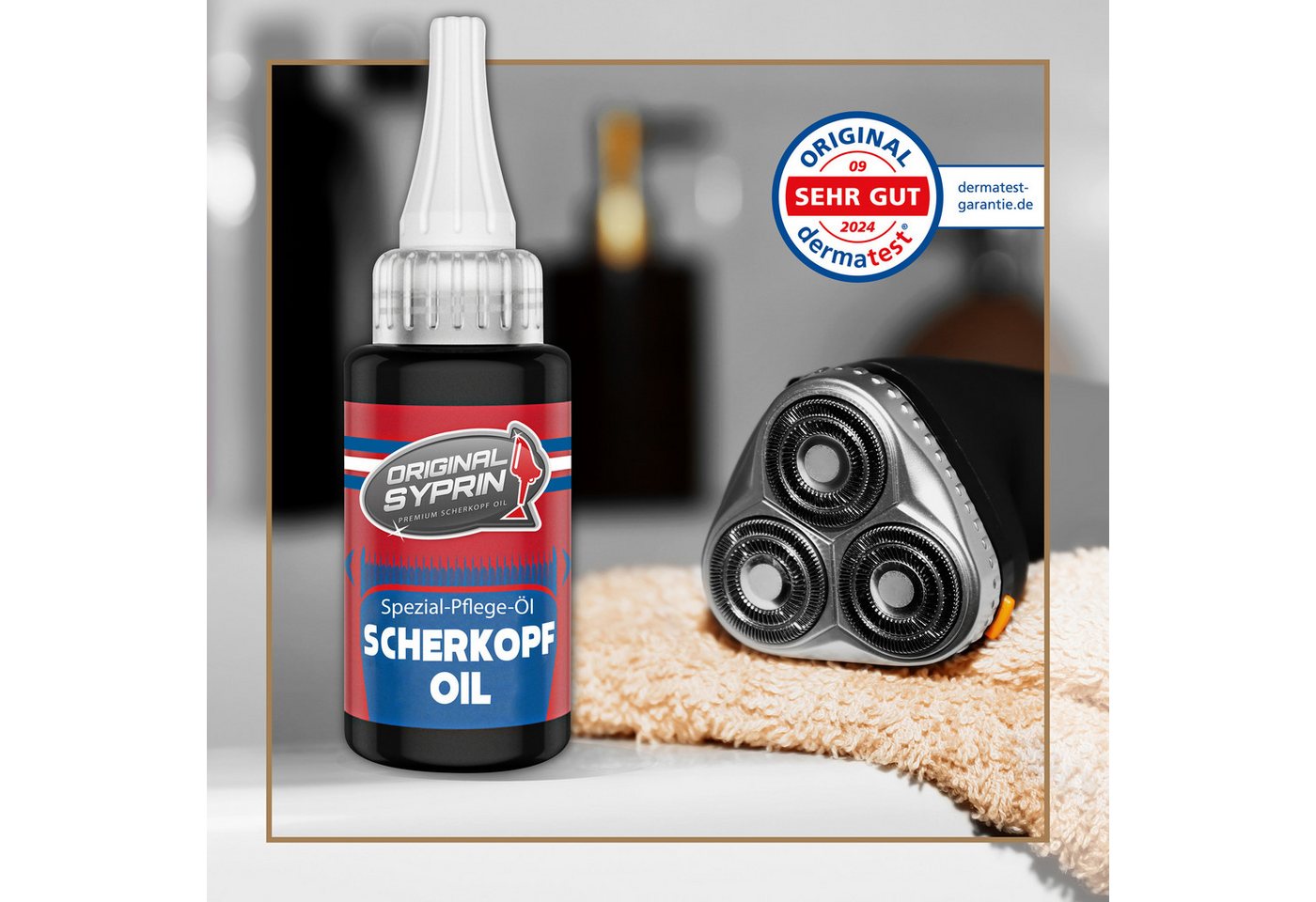 Original Syprin Feinmechaniköl Scherkopf Öl für Haarschneidemaschinen Haarschneider Rasierer Trimmer, 30 ml, (Scherkopf Öl, 1-St., für Haarschneidemaschinen Haarschneider Rasierer Trimmer) Bild 4