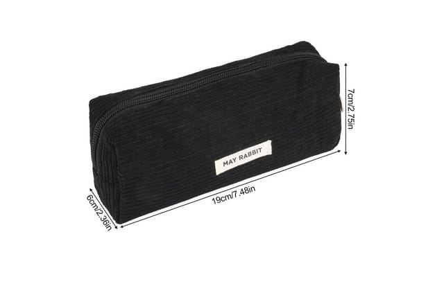 Zaewry Schreibgeräteetui Cord Federmäppchen Groß, Stifteetui für Mädchen & Teenager, (1-tlg), Mäppchen für Schule, Uni & Büro