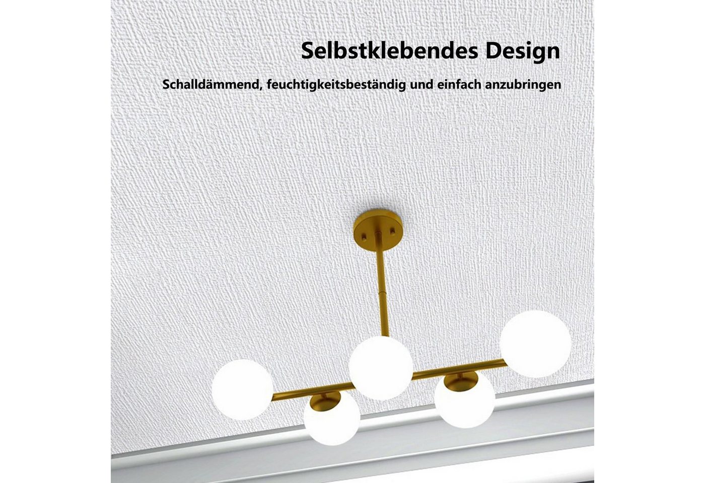 Diwzbyn Fliesenaufkleber Deckenplatten Selbstklebend,Deckenverkleidung Selbstklebend, Abziehbares Design, FüR Wohnzimmer,Schlafzimmer,Badezimmer