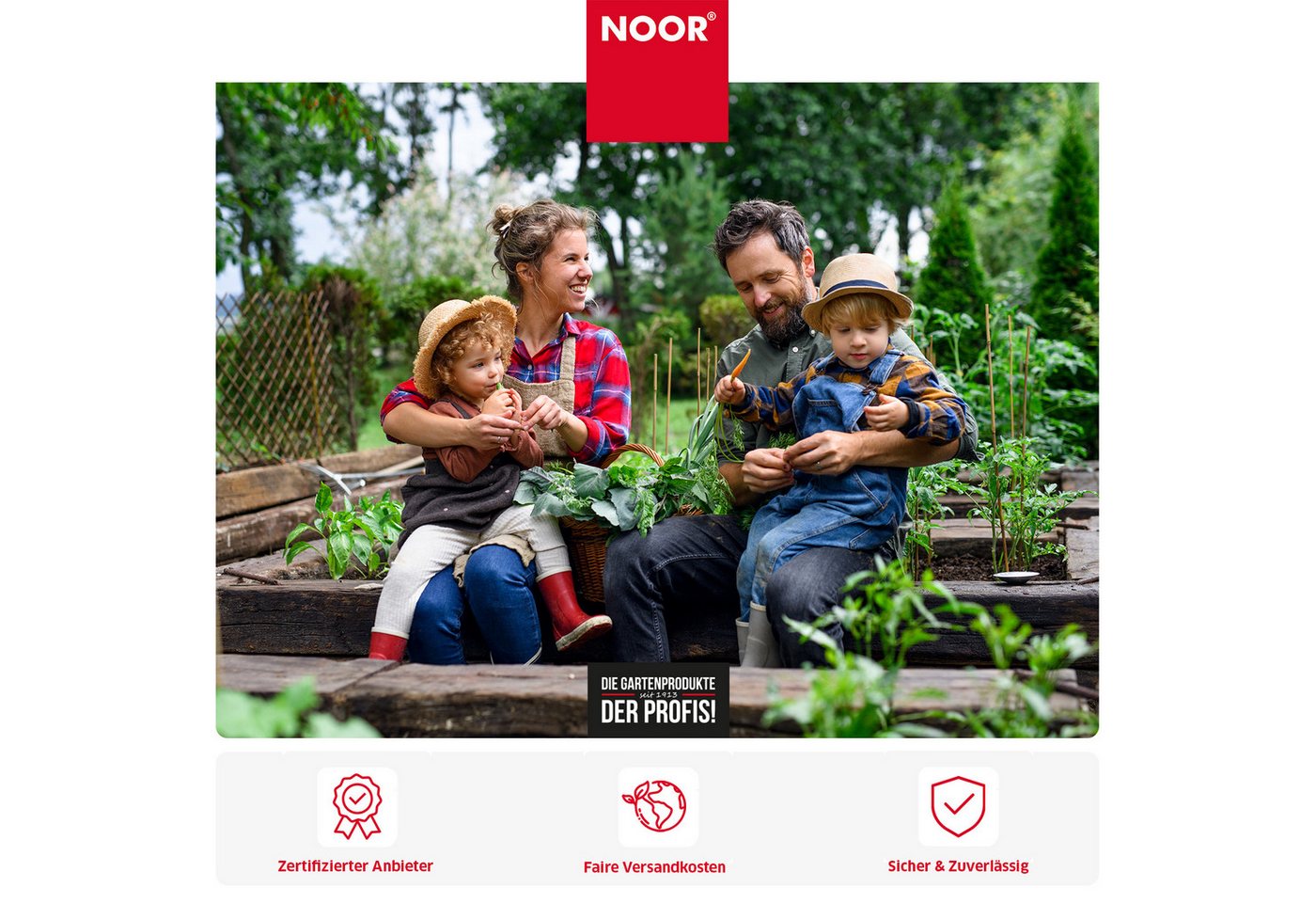 NOOR Volierendraht Maschendrahtzaun - Schutz für Garten & Grundstück, Witterungsbeständiger Befestigungsdraht - vielseitig einsetzbar Bild 2