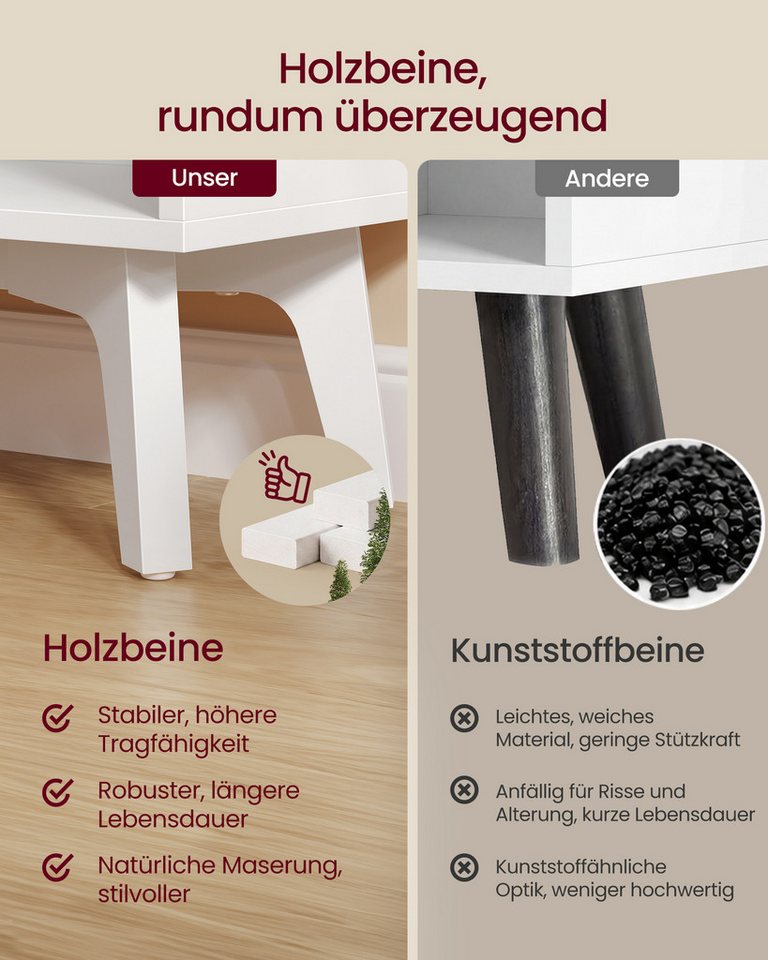 VASAGLE Bücherregal Standregal, 8 Fächer, Würfelregal, Aufbewahrungsregal, 24 x 90 x 107,4 cm Bild 3