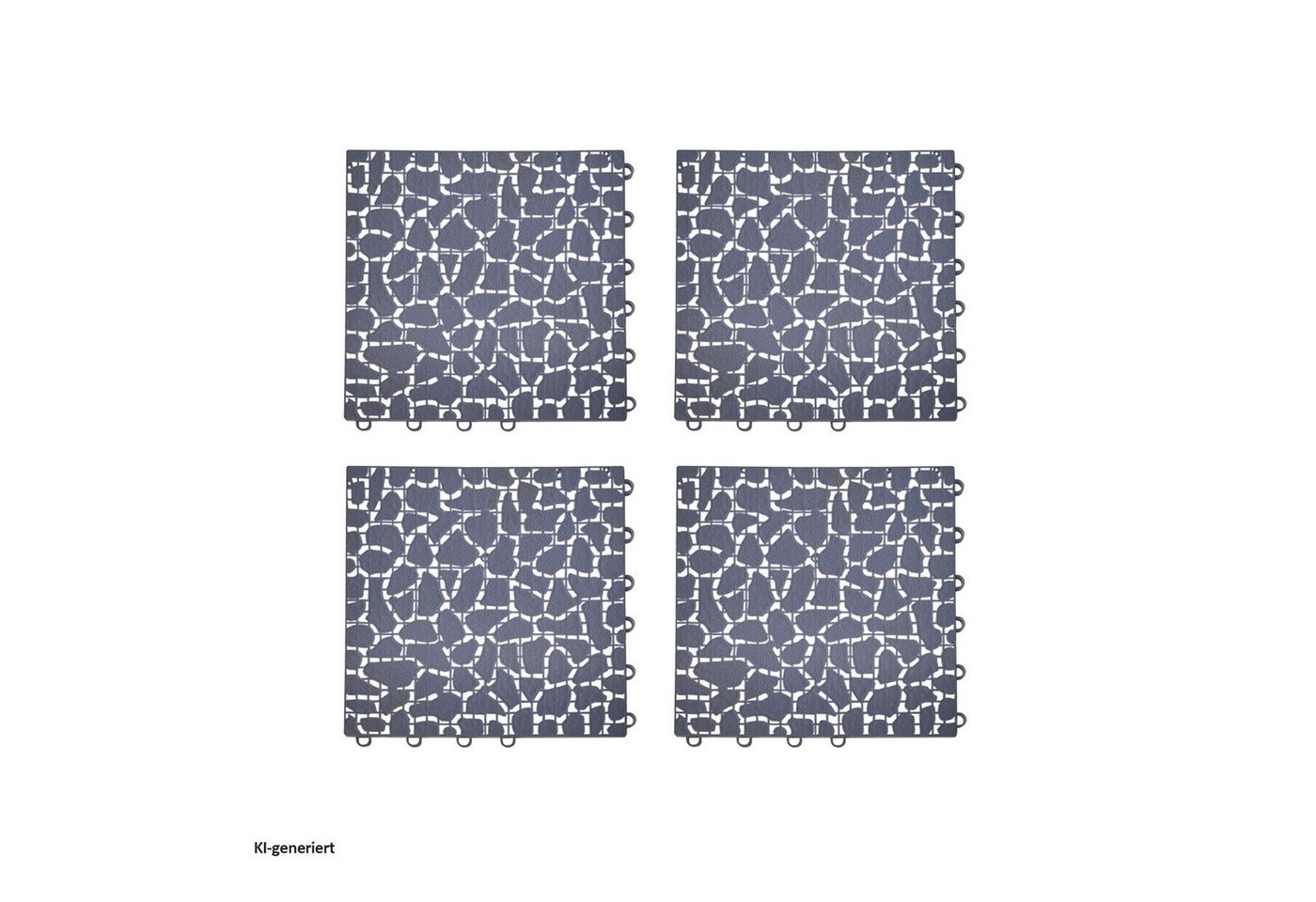 HTI-Living Outdoor-Bodenplatte Bodenplatte 4-teilig Nessa Stone, Set, 4-St., 4 Bodenplatten, Terrassenplatte Gehwegplatte Bild 2