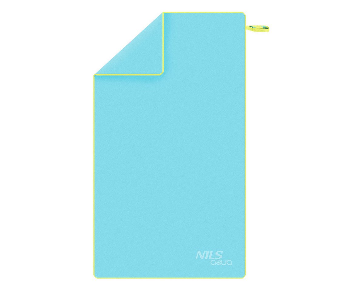 NILS AQUA Sporthandtuch Schnelltrocknendes Handtuch Outdoor Campinghandtuch Mikrofaserhandtuch, 100x180cm, platzsparend, perfekt für unterwegs Bild 3