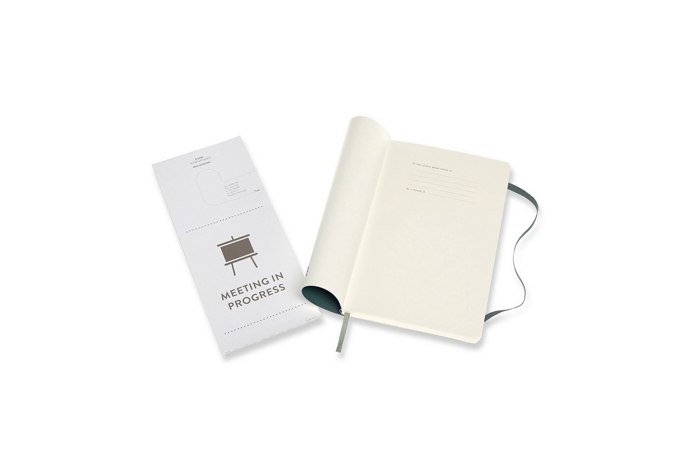 MOLESKINE Notizbuch, Professionel - Weicher Einband - Groß (13x21) - Soft Cover - Waldgrün Bild 2