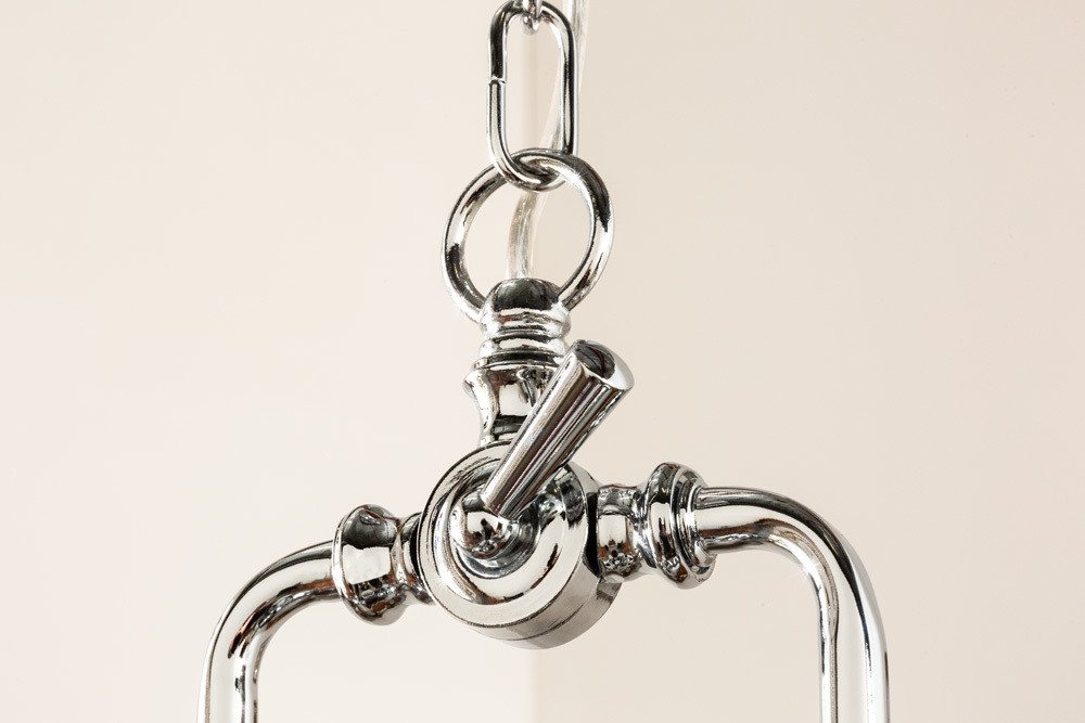 riess-ambiente Hängeleuchte INDUSTRIAL 45cm silber, ohne Leuchtmittel, Wohnzimmer · Metall · Esszimmer · Industrial Bild 3
