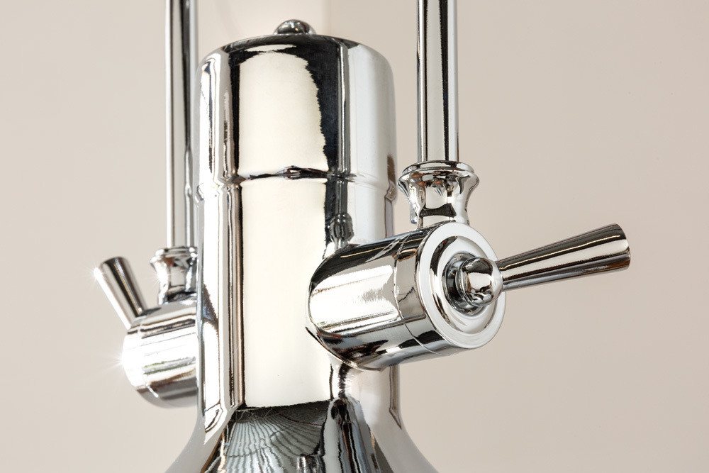 riess-ambiente Hängeleuchte INDUSTRIAL 45cm silber, ohne Leuchtmittel, Wohnzimmer · Metall · Esszimmer · Industrial Bild 5